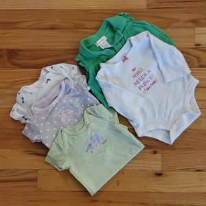 Lot of 3 Month Baby Girl Onesies